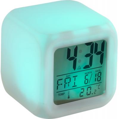 Image of Promotional Cube Alarm Clock Colour Changing