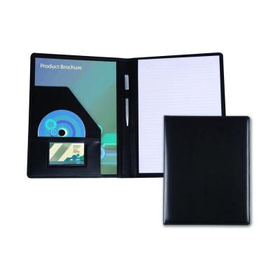 Image of Black Belluno PU A4 Conference Folder