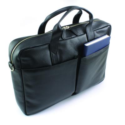 Image of Embossed Sandringham Nappa Leather Commuter Bag