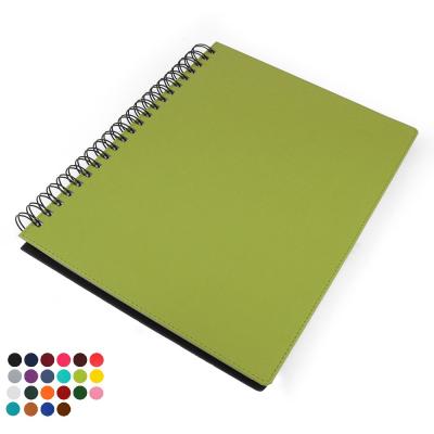 Image of A4 Wiro Notebook PU Leather Look