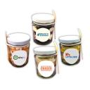 Image of Promotional Cake In Jars (Chocolate Caramel Cake) Printed Label On Jar