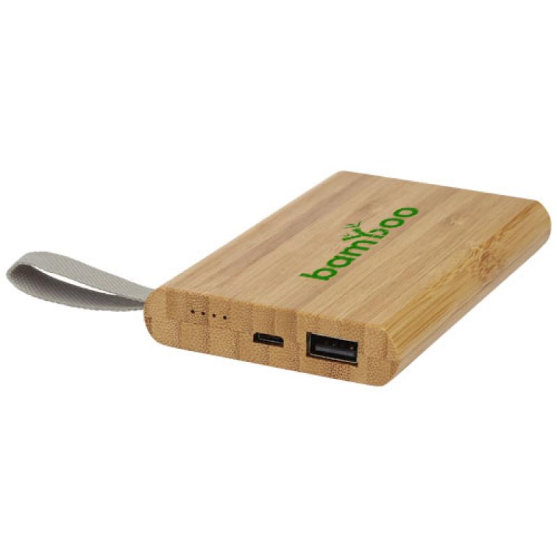 Image of Promotional Tulda 5000 mAh bamboo power bank