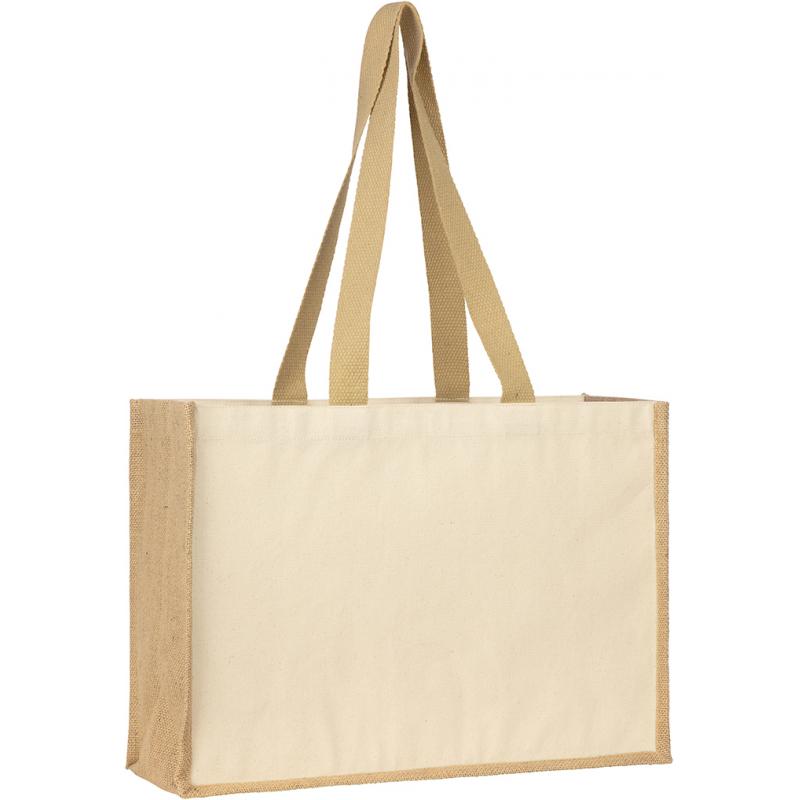 Image of Brookland Jute 10oz Canvas Tote Shopper