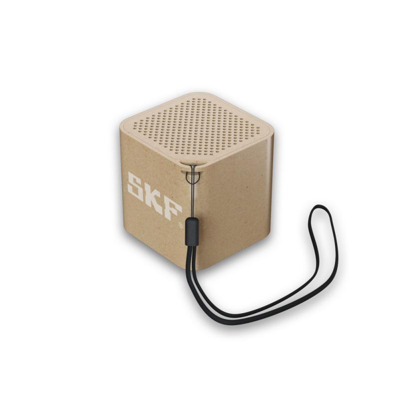 Image of Eco Wheat Straw Mini Cube Speaker