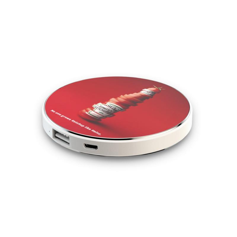 Image of Promotional Circular Orb Light Up Power Bank