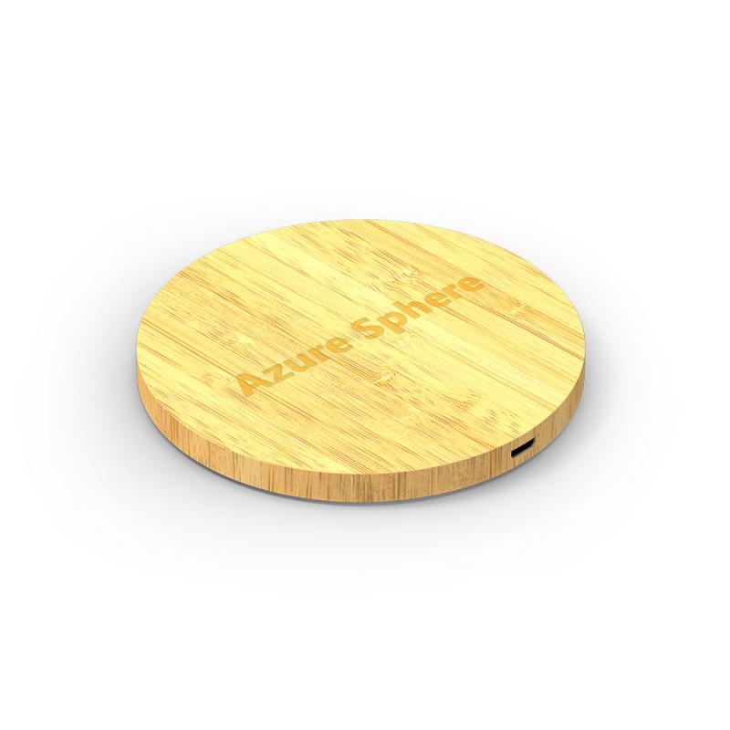 Image of Bamboo & Rose Wood Wireless Charger