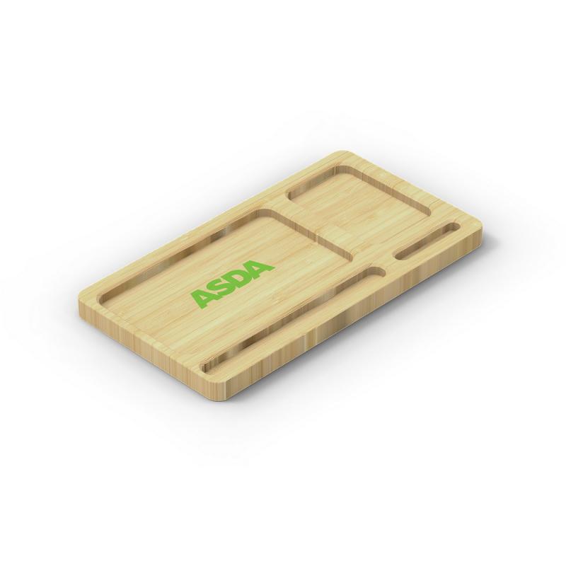 Image of Eco Desk Tidy Bamboo Wireless Charger