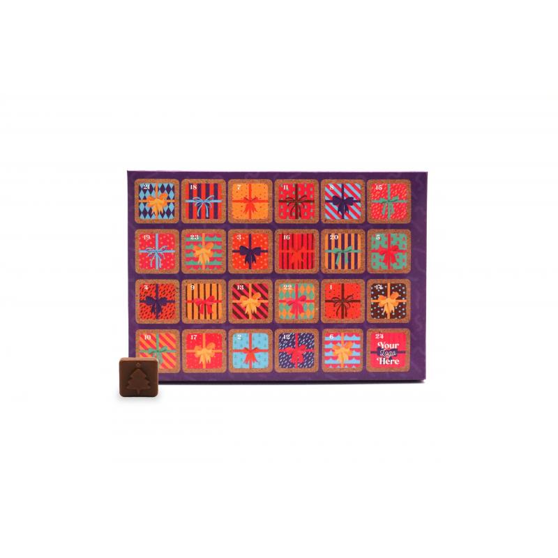 Image of A5 Advent Calendar Milk Chocolate 41% Cocoa