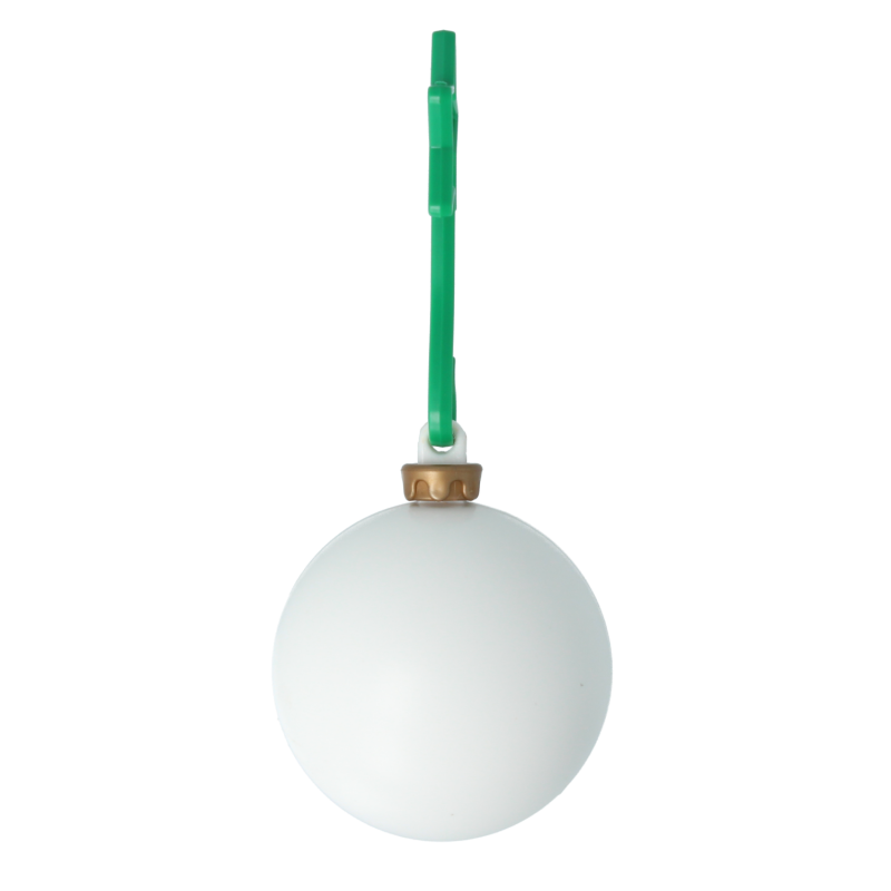 Image of Recycled Christmas Bauble White Eco-ration Plus