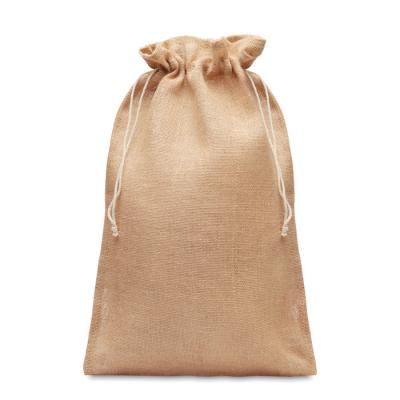 Image of JUTE LARGE Drawstring Gift Bag