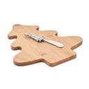 Image of TREECHESSE Christmas Tree Bamboo Cheeseboard Set