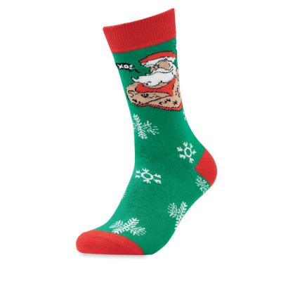 Image of JOYFUL L Pair Of Christmas Socks with Santa Design