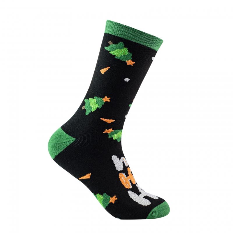 Image of Thermal Christmas Crew Socks Christmas Trees