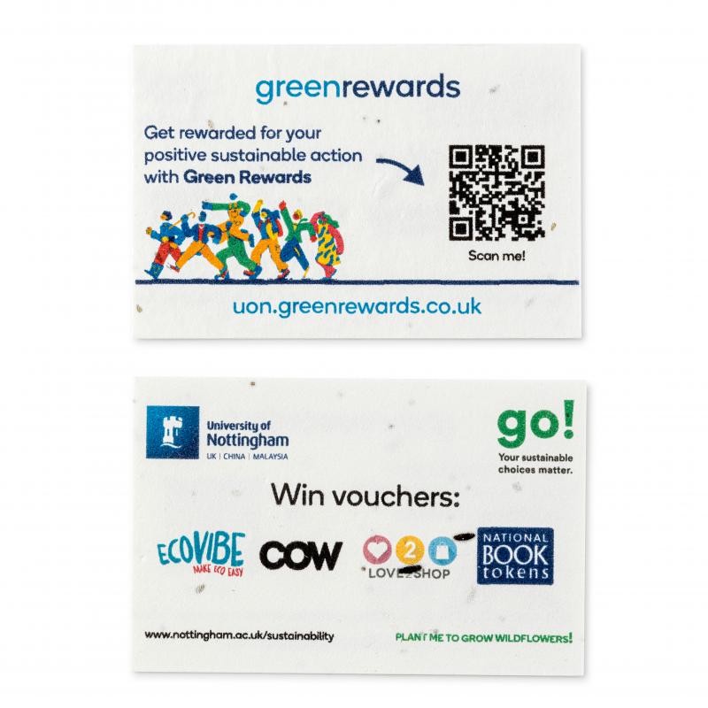 Image of Plantable Seed Paper Business Cards