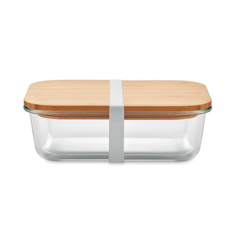 Image of TUNDRA LUNCHBOX Glass Lunch box with Bamboo Lid