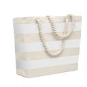 Image of HEAVEN STRIPE Cotton beach bag 220 gr/m²