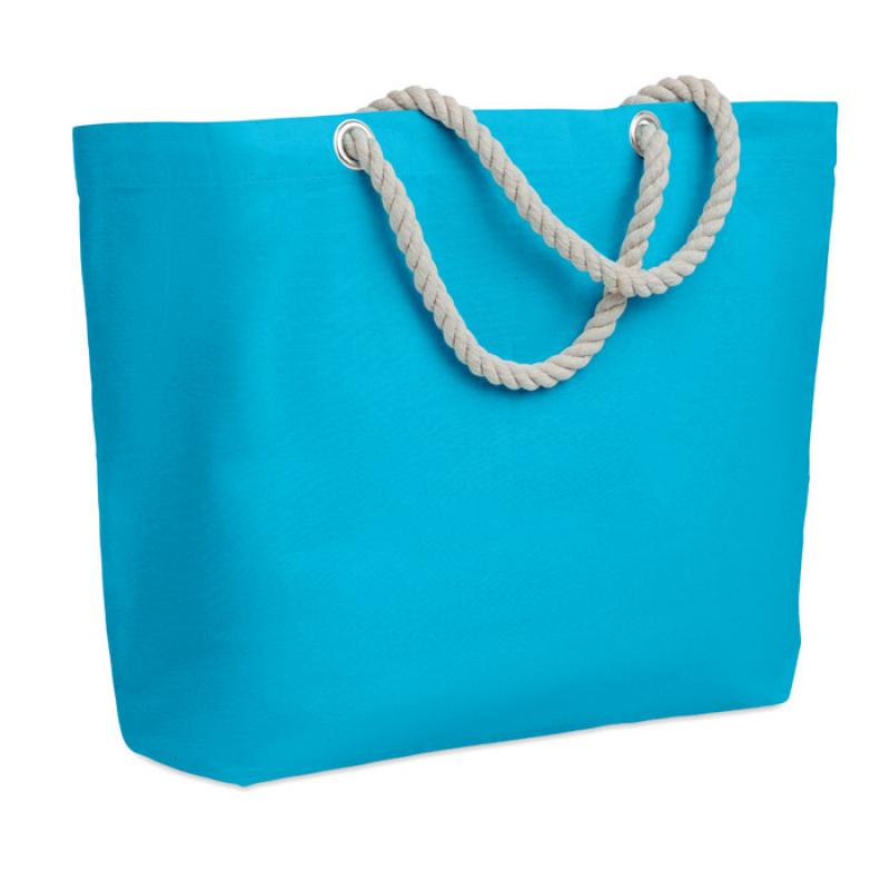 MENORCA Cotton Beach Bag With Cord Handle Turquoise Promotional MENORCA Cotton Beach Bag With Cord Handle Turquoise Printed MENORCA Cotton Beach Bag With Cord Handle Turquoise Promotional Beach Bags