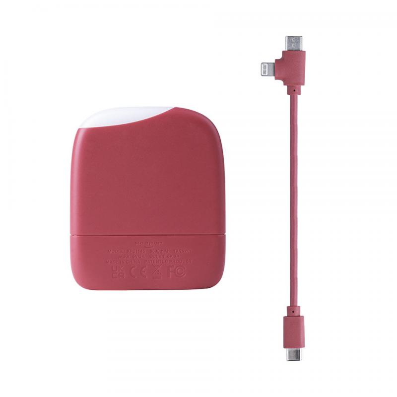 Image of Xoopar Ice-P Power Bank Red Recycled
