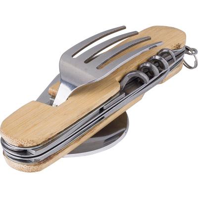 Image of Camping Bamboo cutlery set