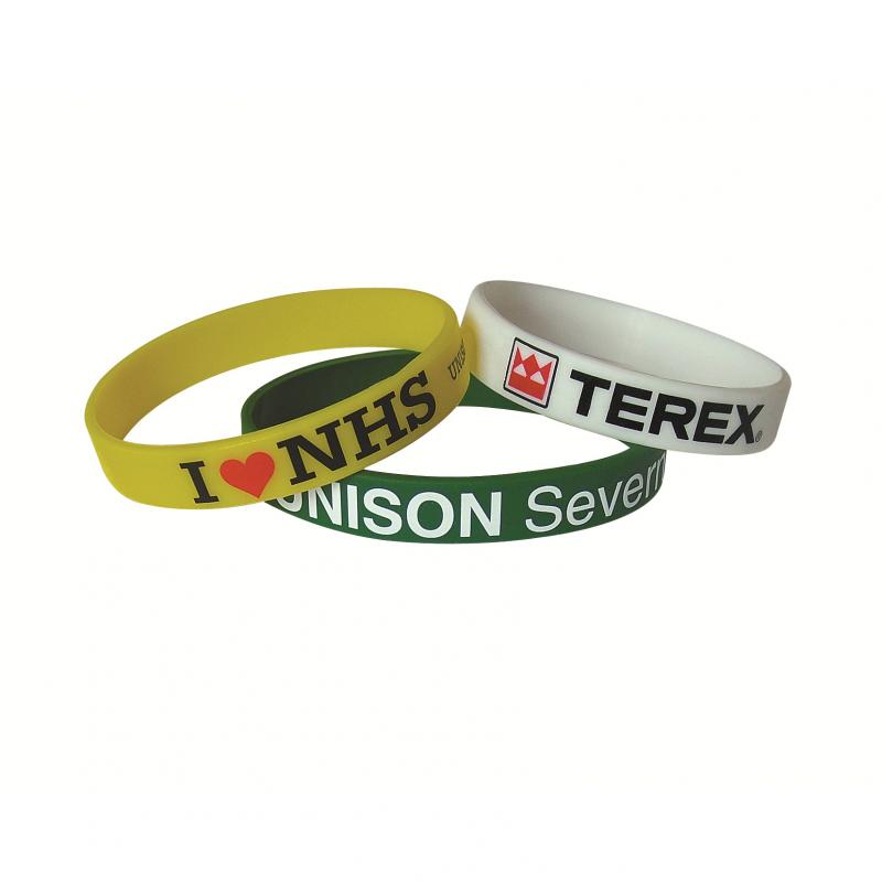 Image of Printed Silicone Wristband