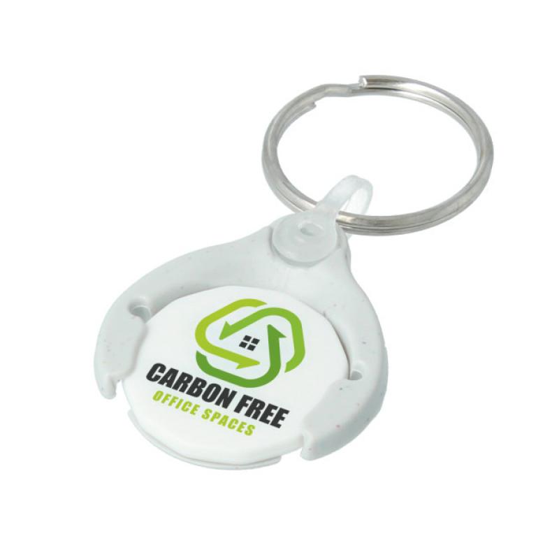 Image of Recycled Pop Coin Lite Trolley Keyring