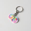 Image of Recycled Multi Euro Trolley Coin Keyring