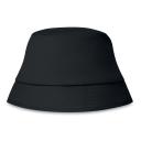 Image of Black Bucket Hat Cotton