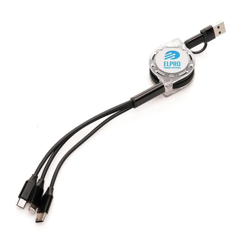Image of 3-in-1 Type-C Reel Charger Cable