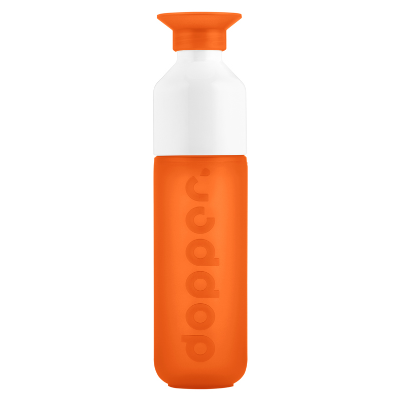 Image of Dopper Original Water Bottle 450ml Outright Orange