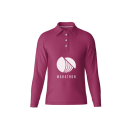 Image of Long Sleeve Soft Touch Polo Shirt Low Minimum Order
