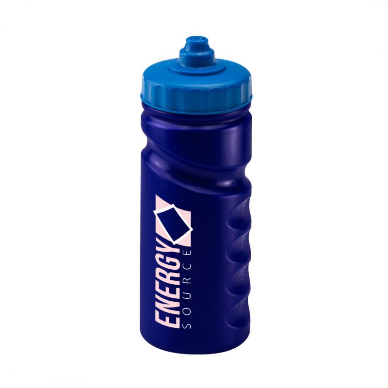 Image of Finger Grip Sports Bottle 500ml Blue