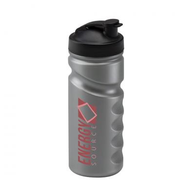 Image of Finger Grip Sports Bottle 500ml Silver