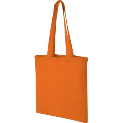 Image of Orange Cotton Tote Bag