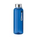 Image of Utah RPET Recycled Water Bottle 500ml Transparent Royal Blue