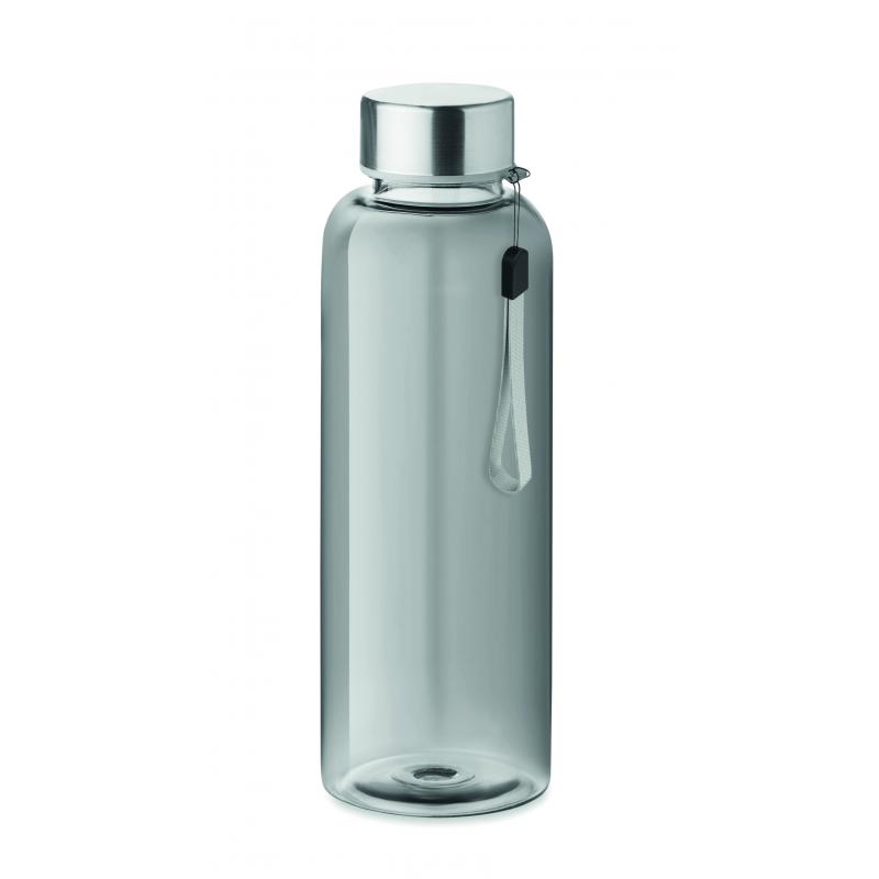 Image of Utah RPET Recycled Water Bottle 500ml Transparent Grey