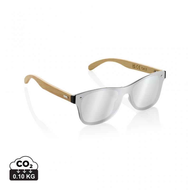 Image of Prism RCS Recycled Plastic Sunglasses with Bamboo Frame