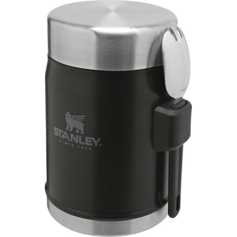Image of Stanley Legendary 400 ml Food Jar with Spork Matt Black