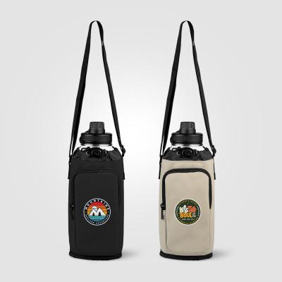 Image of Malmo Recycled PU Zipper Pocket Bottle Bag 1.8 L