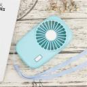 Image of Handheld Rechargeable Fan Blue