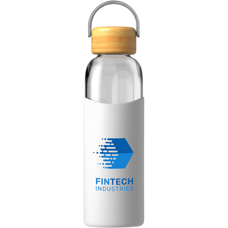 Image of Vitality Glass Bottle With Silicone Sleeve