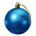 Image of Shatterproof Gloss Bauble Blue 6cm