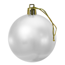 Image of Shatterproof Gloss Bauble White 6cm