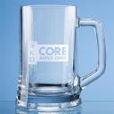 Image of Large Plain Straight Sided Glass Tankard 670ml