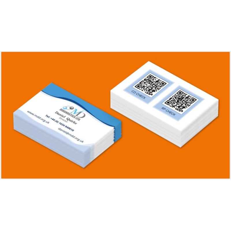 Image of Business Cards Printed Double Sided 350gsm Uncoated 85mm x 55mm