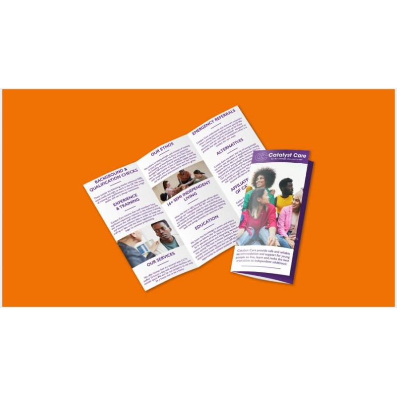 Image of Folded Leaflets A4 Silk Finish