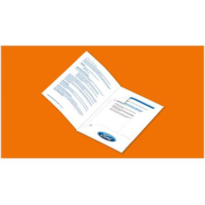 Image of Custom Printed  A4 Presentation Folder Interlocking 7mm Capacity