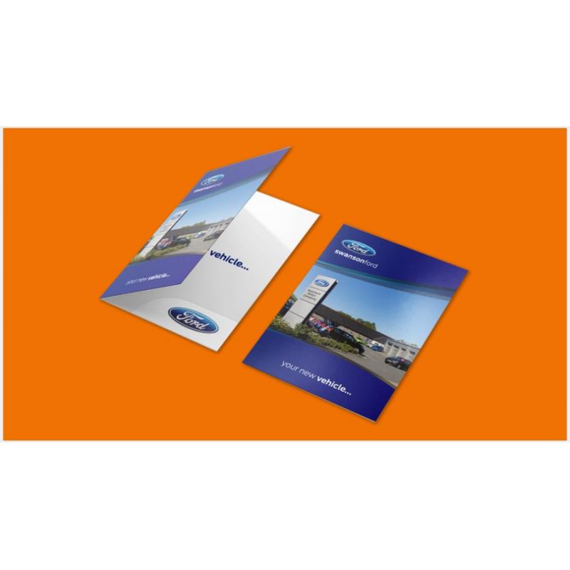 Image of A4 Presentation Folder Glued