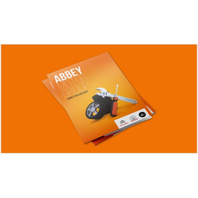 Image of Printed A5 Presentation Folder Glued